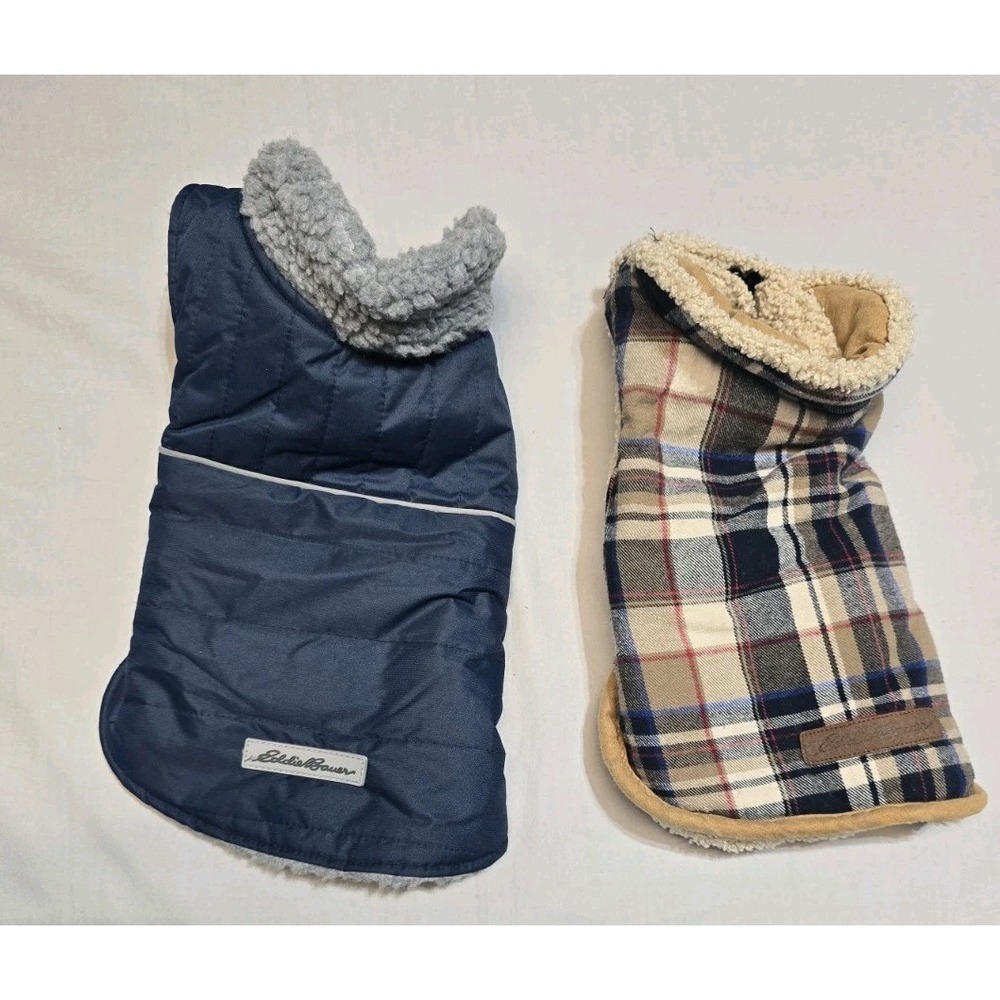 Eddie‎ Bauer Pet Coat Lot Of 2 Size Small